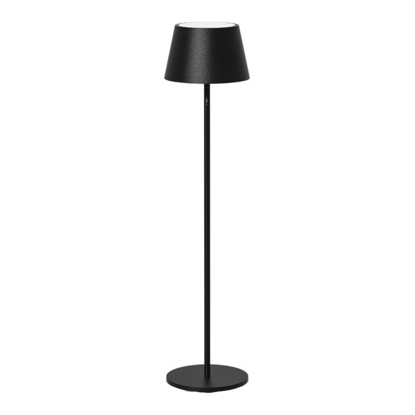 Aruba black - vloerlamp - zwart - draadloos - dimbaar